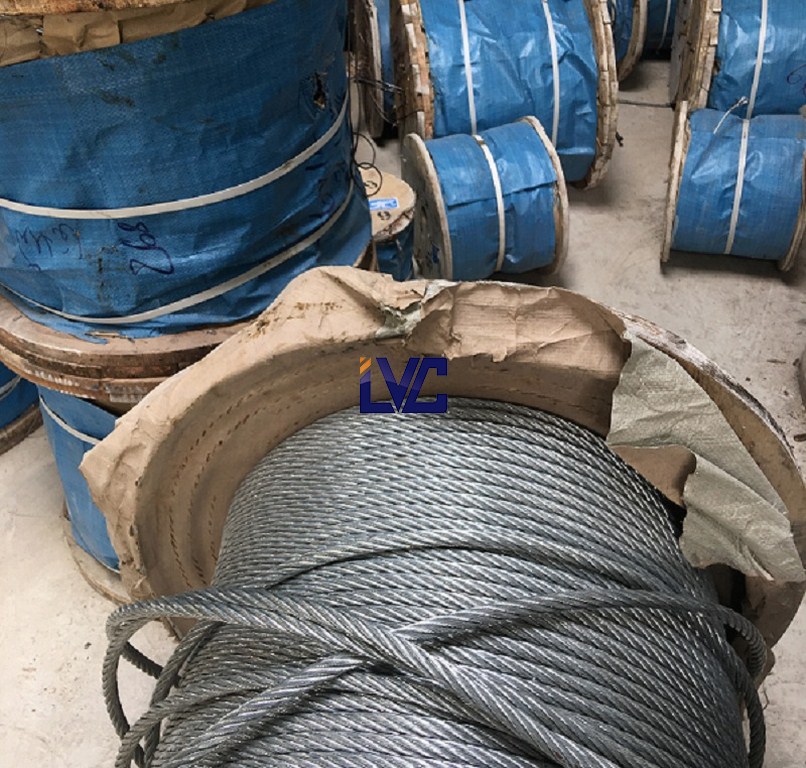 Cáp thép mạ kẽm, Cáp thép, Lê Hà Vina, Cáp bọc nhựa, Cáp chống xoắn