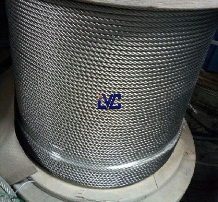 Cáp thép mạ kẽm, Cáp thép, Lê Hà Vina, Cáp bọc nhựa, Cáp chống xoắn