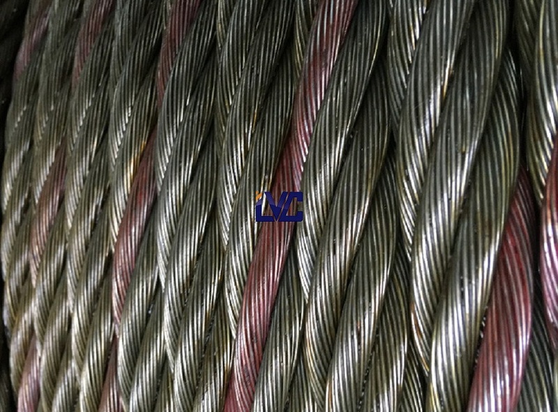 Sling cáp thép mạ kẽm, Cáp thép mạ kẽm, Cáp cứng viễn thông, Cáp bọc nhựa trắng, Cáp mạ