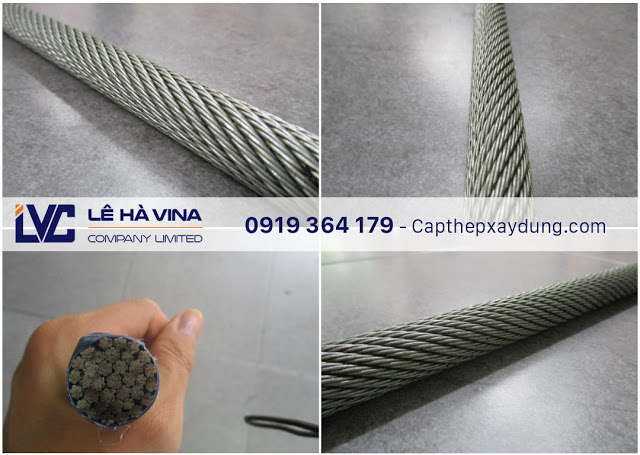 Cáp chống xoắn Hàn Quốc, Cáp chống xoắn, Công ty Lê Hà Vina, Cung cấp cáp thép, Cáp thép