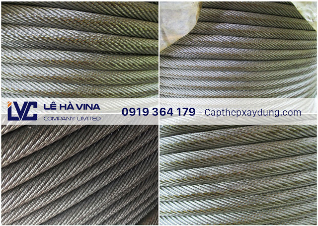 Cáp chống xoắn Hàn Quốc, Cáp chống xoắn, Cáp thép Hàn Quốc, Cáp thép, Lê Hà Vina