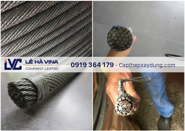 Cáp chống xoắn Hàn Quốc, Cáp chống xoắn, Cáp thép Hàn Quốc, Cáp thép, Lê Hà Vina