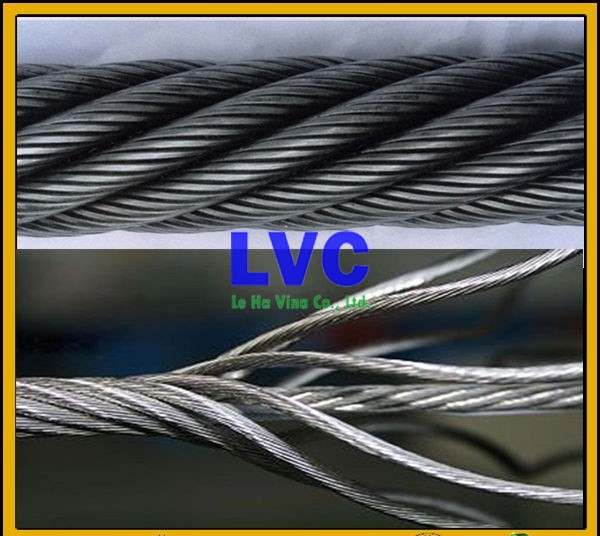 Cáp mạ Hàn Quốc 6x36, Cáp mạ Hàn Quốc, Cáp mạ, Lê Hà Vina, Sản phẩm cáp mạ
