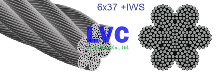 Cáp mạ Hàn Quốc 6x37, Cáp mạ Hàn Quốc, Cáp mạ, Cấu trúc cáp, Cáp mạ 6x37