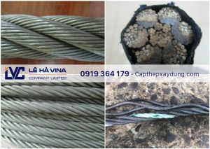 Cáp thép Chung Woo Hàn Quốc, Cáp thép, Cáp thép Hàn Quốc, Cáp thép chống xoắn, Lê Hà Vina