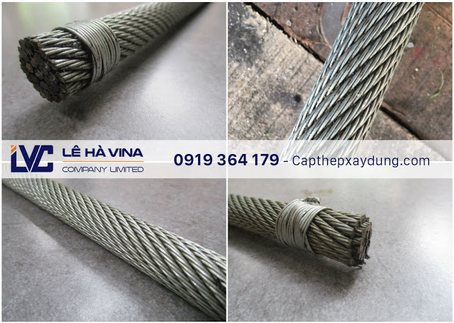 Cáp thép Hàn Quốc, Cáp thép, Phụ kiện cáp thép, Lê Hà Vina, Cáp chống xoắn