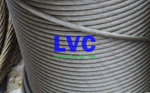 Cáp thép chống xoắn 35x7, Cáp thép chống xoắn, Cáp thép, Lê Hà Vina, Thép cacbon