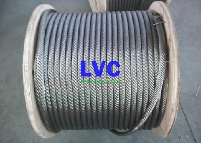 Cáp thép chống xoắn 35x7, Cáp thép chống xoắn, Cáp thép, Lê Hà Vina, Thép cacbon