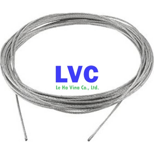 Cáp thép bọc nhựa 6x7, Cáp thép bọc nhựa, Lê Hà Vina, Cáp thép, Cáp lụa mạ quy cách 6x7