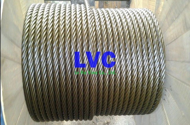 Cáp thép chống xoắn, Cáp thép chống xoắn Hàn Quốc, Giá cáp thép chống xoắn, Dây cáp thép chống xoắn, Giá dây cáp thép chống xoắn