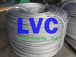 cáp thép mạ kẽm 6x36ws+fc, Cáp thép mạ kẽm, Cáp thép, Lê Hà Vina, Sợi cáp