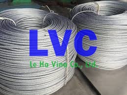 cáp thép mạ kẽm 6x36ws+fc, Cáp thép mạ kẽm, Cáp thép, Lê Hà Vina, Sợi cáp