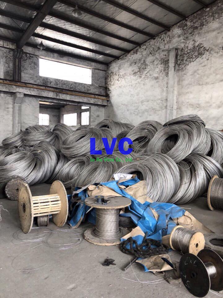 cáp thép mạ kẽm 6x36ws+fc, Cáp thép mạ kẽm, Cáp thép, Lê Hà Vina, Sợi cáp