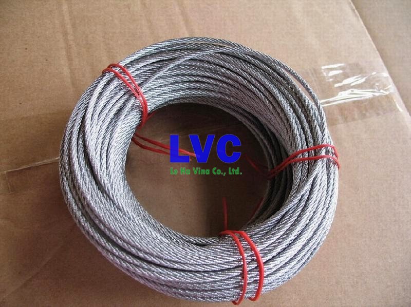 Cáp thép bọc nhựa, Nhựa tổng hợp, Cáp thép, Sợi cáp thép, Nhựa PVC
