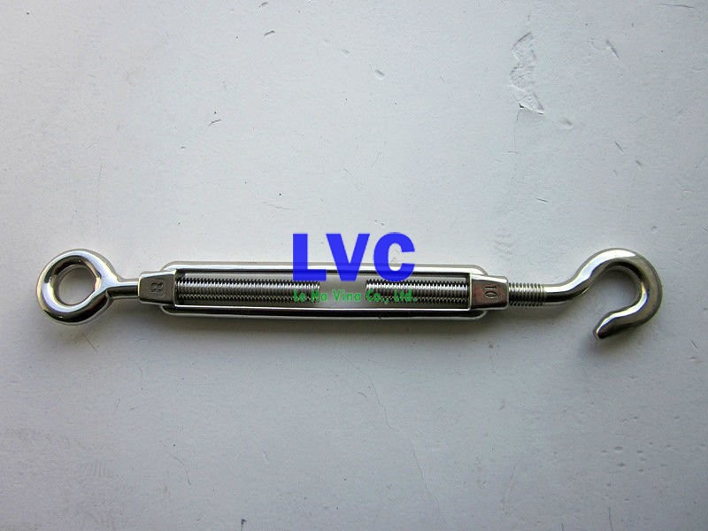 Tăng đơ cáp inox, Dây cáp, Dây xích, Tăng đơ cáp, Tăng đơ inox 2 đầu mã ní