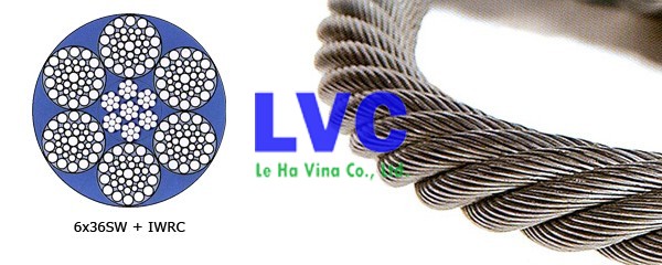 Cáp thép 6x36 nhập khẩu Hàn Quốc, Cáp thép 6x36, Lê Hà Vina, Cáp thép, Sợi thép