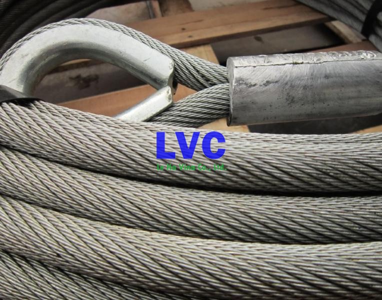 Cáp chống xoắn, Cáp chống xoắn 19x7, Lê Hà Vina, Cáp thép nhập khẩu, Cáp thép