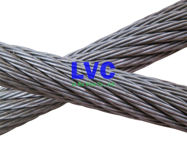 Cáp chống xoắn, Cáp chống xoắn 19x7, Lê Hà Vina, Cáp thép nhập khẩu, Cáp thép