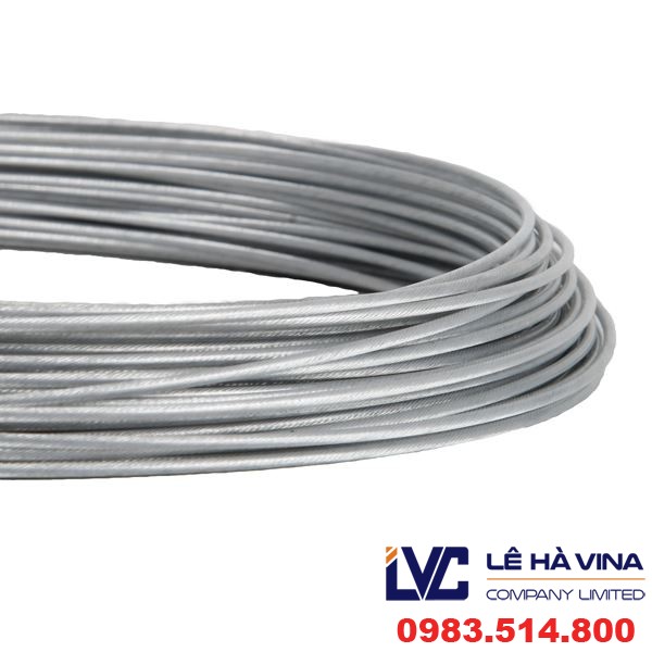 Cáp inox bọc nhựa, Dây cáp bọc nhựa, Cáp inox 304 bọc nhựa, Lê Hà Vina, Dây cáp chịu lực