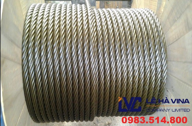 Cáp thép chống xoắn, Giá cáp thép, Cáp chống xoắn, Cáp thép mạ kẽm, Cáp thép chịu lực
