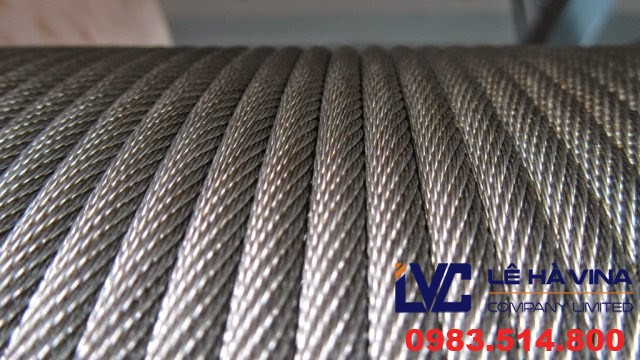 Cáp thép xây dựng, Cáp thép mạ kẽm bọc nhựa, Cáp thép mạ kẽm, Cáp không mạ, Dây cáp thép