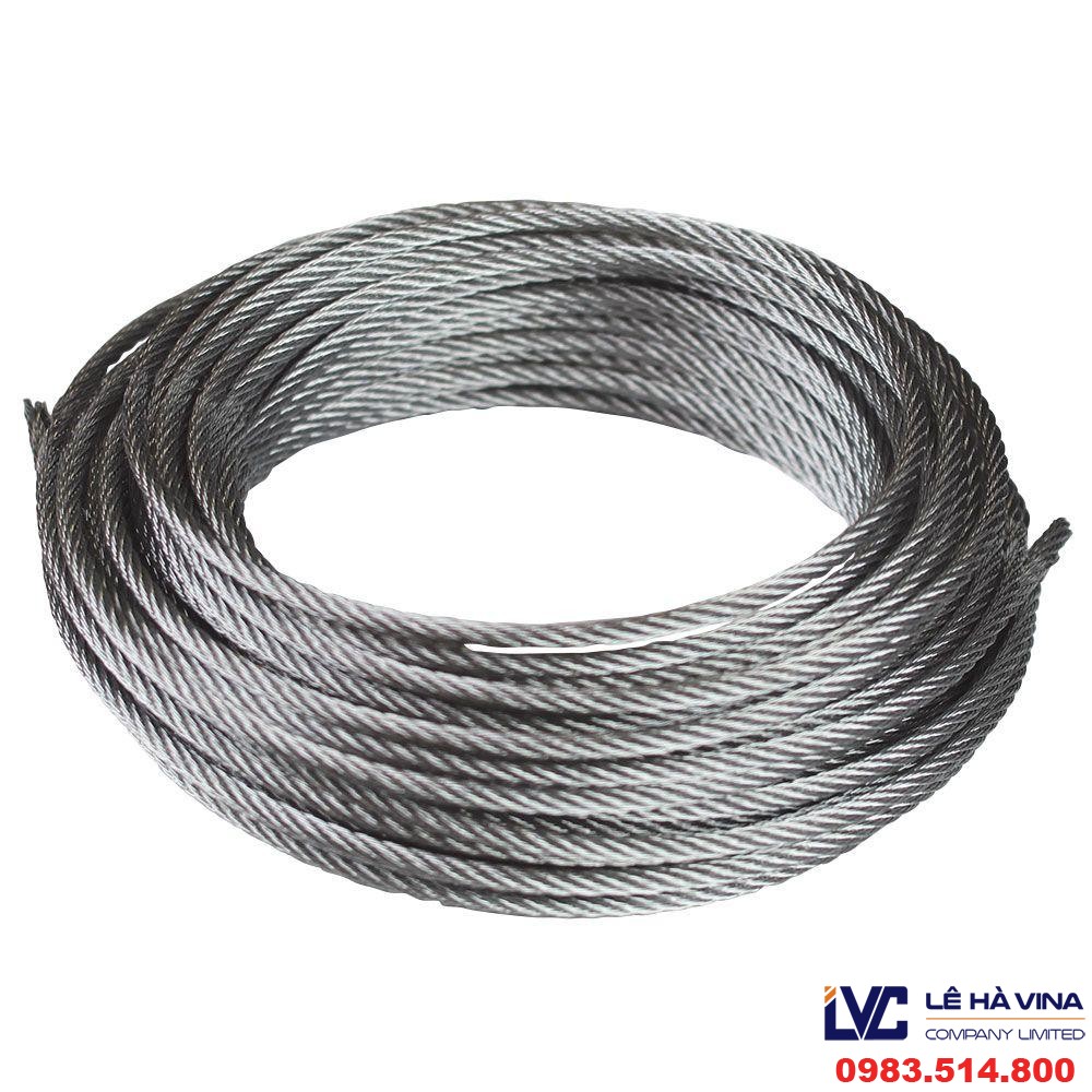 Dây cáp thép, Dây cáp chịu lực, Cáp thép bọc nhựa, Cáp thép mạ kẽm, Dây cáp chống xoắn
