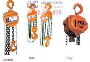 Pa lăng kéo tay, Pa lăng, Pa lăng xích kéo tay Nitto - Nhật Bản, Pa lăng xích kéo tay Vital, palang kéo tay Nhật, Pa lăng xích, Pa lăng xích kéo tay, Nitto