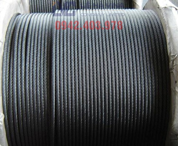 cáp thép 6x37 mạ kẽm, cáp thép, cáp thép 6x37, cáp mạ kẽm, cáp, Cáp thép 6x37 có tính ứng dụng cao, Công ty TNHH Lê Hà Vina, Lê Hà Vina, 6×37+FC và 6×37+IWRC 