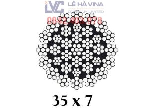 cáp thép chống xoắn Hàn Quốc 35x7, Cáp thép Hàn Quốc, cáp thép chống xoắn, cáp thép chống xoắn Hàn Quốc, cáp chống xoắn 35×7, cáp chống xoắn, Cáp thép 35x7, ứng dụng cáp chống xoắn 35×7
