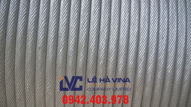 Cáp Hàn Quốc 35x7, Cáp Hàn Quốc, Lê Hà Vina, Cáp chống xoắn 35x7, Cáp thép chống xoắn