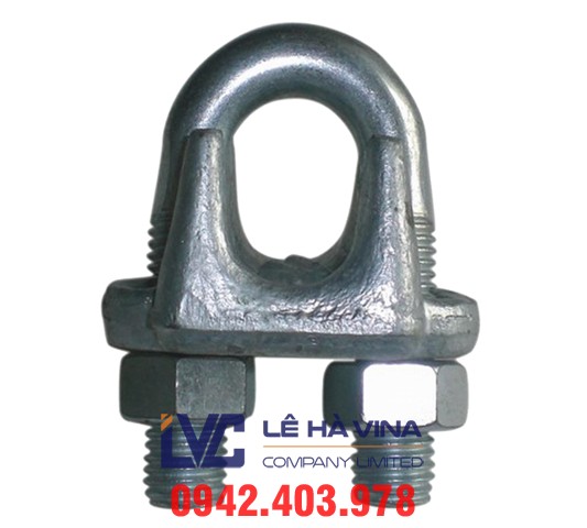 Ốc siết cáp, Cáp thép, Phụ kiện cáp, Lê Hà Vina, Cáp 6x12, cáp mạ