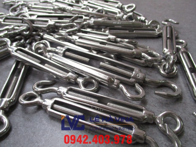 phụ kiện cáp, Tăng đơ cáp, Ốc siết cáp, Cáp mạ 6x12, Lê Hà Vina