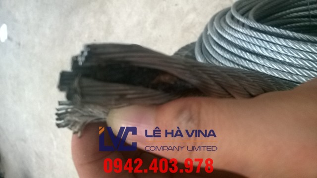 Cáp mạ kẽm, Ốc siết cáp mạ kẽm, Cáp thép mạ kẽm, Lê Hà Vina, Cáp thép, Phụ kiện cáp