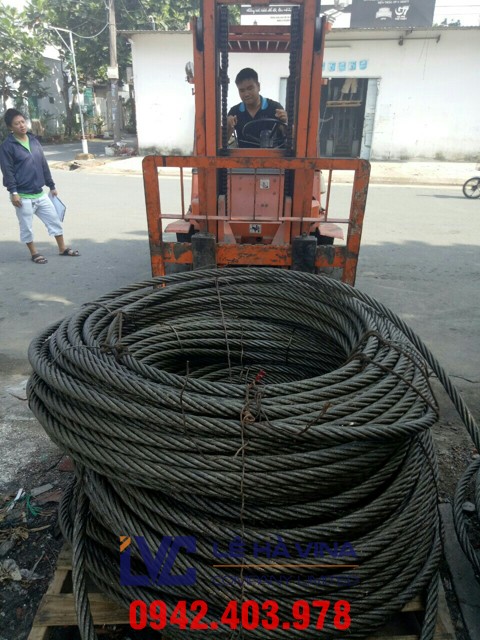 cáp không mạ, cáp thép không mạ, cáp thép, cáp thép lê hà, phụ kiện cáp