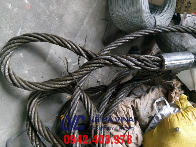phân phối cáp, cáp thép, sling cáp thép, phụ kiện cáp, cáp thép lê hà