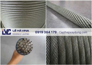 Cáp chống xoắn Hàn Quốc, cáp chống xoắn , Cáp chống xoắn Hàn Quốc 18×7, Cáp chống xoắn 18×7 Hàn Quốc , Cáp chống xoắn Hàn Quốc 19x7, Cáp chống xoắn Hàn Quốc 35×7+IWRC, Sợi cáp chống xoắn Hàn Quốc