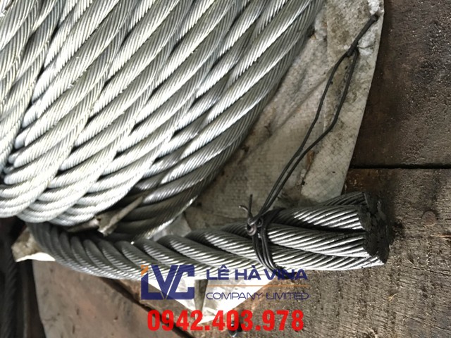 Cáp inox, Cáp inox 304 6*19FC phi 14 Trung Quốc, Cáp inox 304 6*19FC phi 14, Cáp inox 304 6*19FC, Cáp inox 304