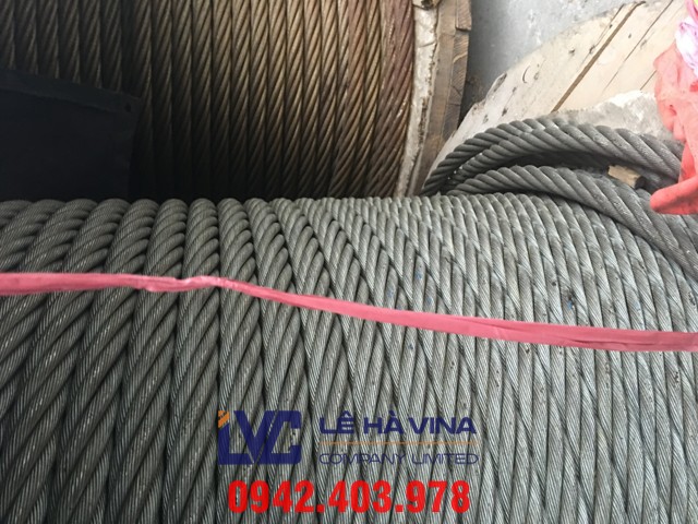 Cáp inox 304 6*19FC, Cáp inox, Cáp inox 304, cáp inox 304 6*19FC, cáp inox 304 phi 5