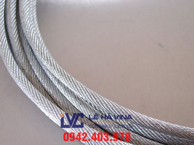 Cáp chống xoắn Hàn Quốc 19*7, Cáp chống xoắn Hàn Quốc, Cáp chống xoắn, Cáp chống xoắn Hàn Quốc 19*7 mạ kẽm, Lê Hà Vina, Cấu tạo của cáp chống xoắn Hàn Quốc, Đặc điểm của cáp chống xoắn Hàn Quốc 19*7, Mua cáp chống xoắn Hàn Quốc, Công ty TNHH Lê Hà Vina