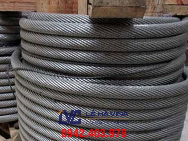 Cáp chống xoắn Hàn Quốc 19*7, Cáp chống xoắn Hàn Quốc, Cáp chống xoắn, Cáp chống xoắn Hàn Quốc 19*7 mạ kẽm, công ty TNHH Lê Hà Vina, Lê Hà Vina, Cấu tạo của cáp chống xoắn Hàn Quốc 19*7, Đặc điểm của cáp chống xoắn Hàn Quốc 19*7, Mua cáp chống xoắn Hàn Quốc 19*7