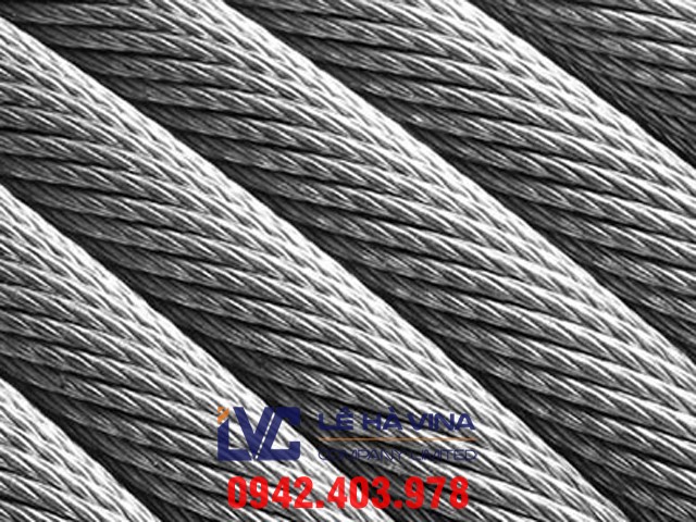 Cáp chống xoắn Hàn Quốc 19*7, Cáp chống xoắn Hàn Quốc, Cáp chống xoắn, công ty TNHH Lê Hà Vina, Cấu tạo của cáp chống xoắn, Đặc điểm của cáp chống xoắn Hàn Quốc 19*7, Mua cáp chống xoắn Hàn Quốc