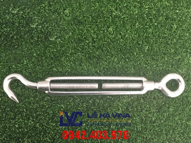 Tăng đơ inox 304 1 đầu móc - 1 đầu tròn, Tăng đơ inox 304, Tăng đơ inox phi 8, Tăng đơ, Lê Hà Vina, Cấu tạo của tăng đơ, Đặc điểm của tăng đơ inox 304 1 đầu móc - 1 đầu tròn, Mua tăng đơ inox 304, công ty Lê Hà Vina, cung cấp tăng đơ