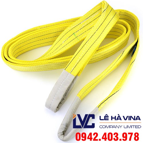 Dây đai cẩu hàng, Cáp thép, Lê Hà Vina, Cáp vải cẩu hàng, Dây đai