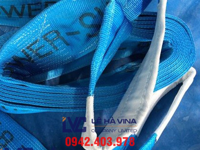 Cáp vải cẩu hàng bản dẹt 2 đầu mắt Hàn Quốc 8 tấn, Cáp vải cẩu hàng bản dẹt, Cáp vải cẩu hàng, Cáp vải, Cáp vải cẩu hàng bản dẹt 2 đầu mắt, Cáp vải cẩu hàng bản dẹt 2 đầu mắt Hàn Quốc, Cấu tạo của cáp vải cẩu hàng, Đặc điểm của cáp vải cẩu hàng, Cáp vải Hàn Quốc, Mua cáp vải cẩu hàng bản