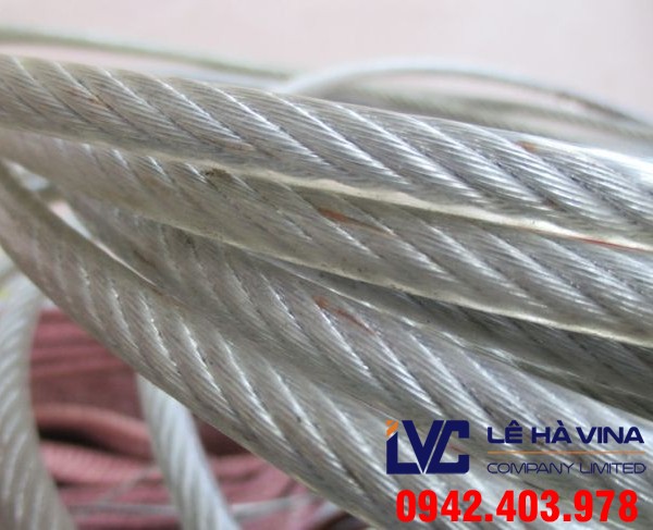 Cáp bọc nhựa, Lê Hà Vina, Dây cáp bọc nhựa, Dây cáp thép bọc nhựa, Cáp thép