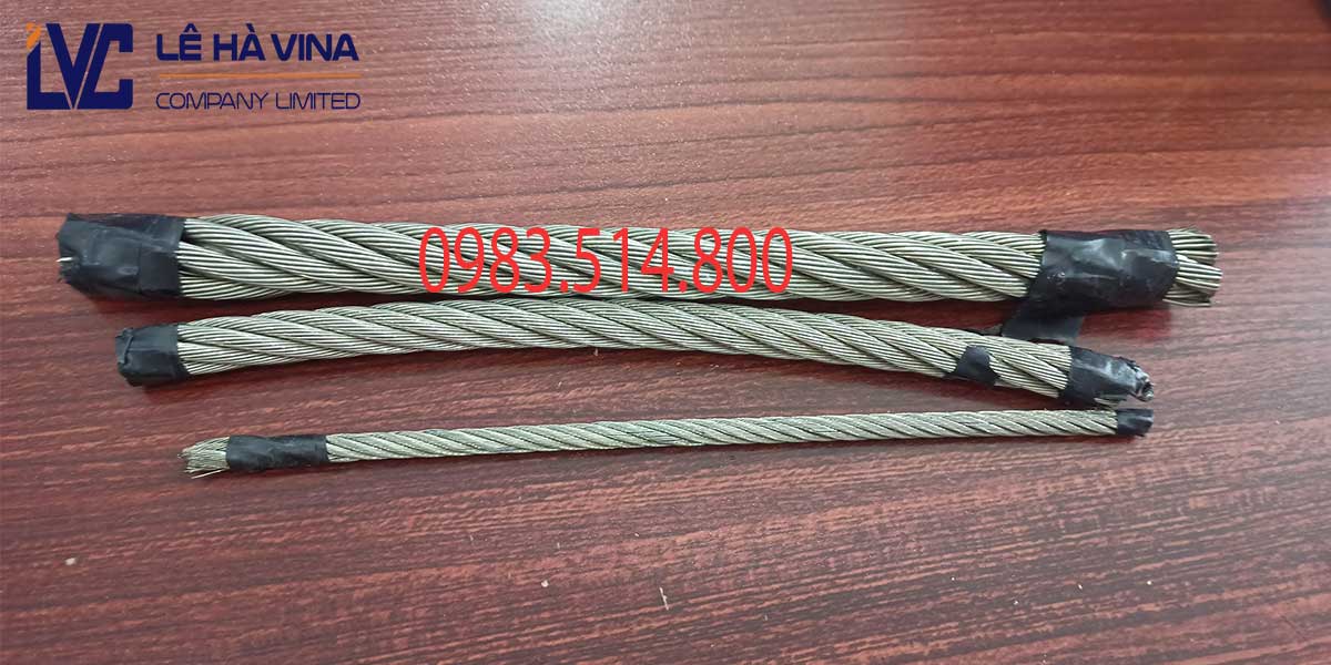 Dây cáp inox 304 lõi PP là dây cáp được tạo thành bởi các hợp kim