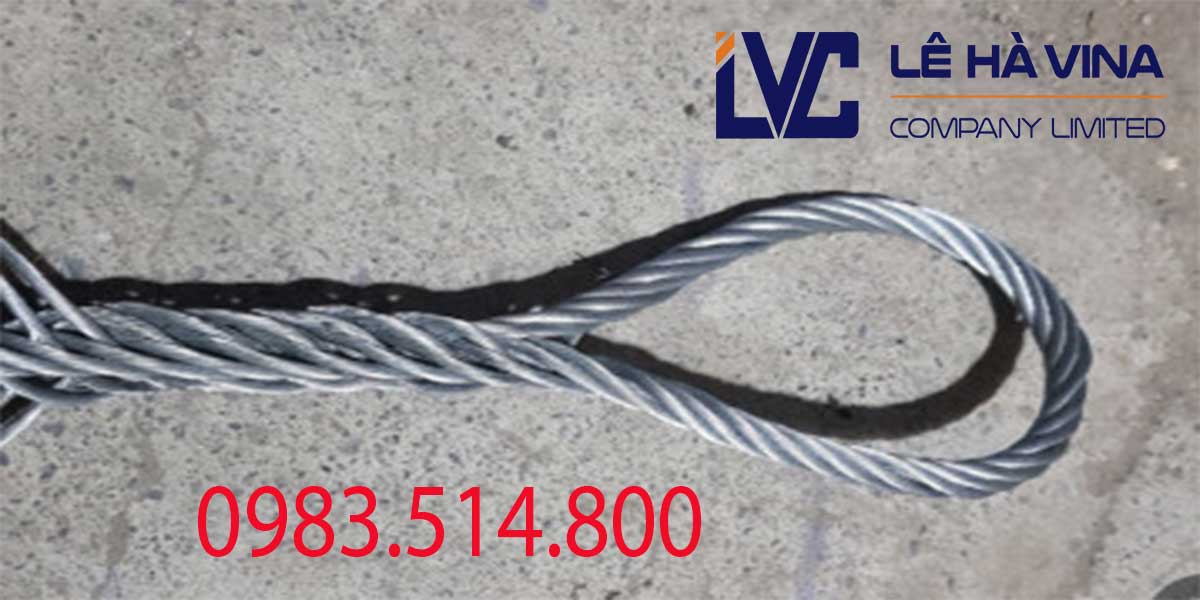Cáp chầu được gia công từ các sợ dây thép