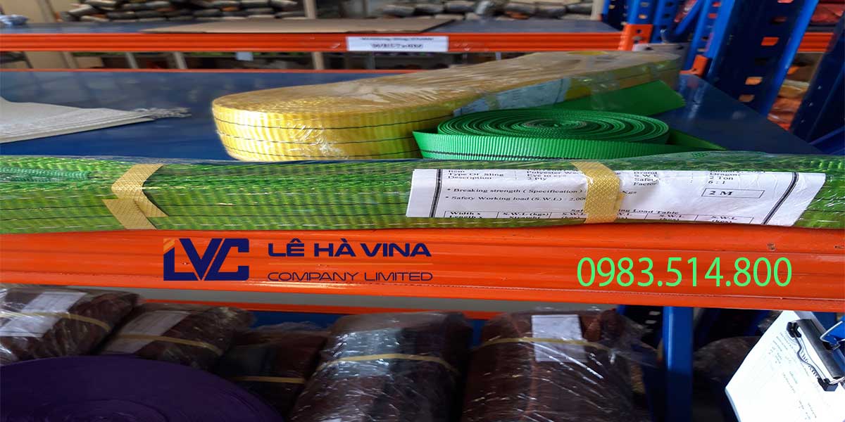 Dây cáp vải cẩu hàng