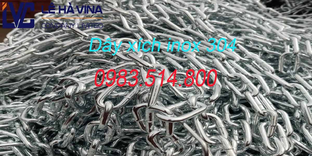 Dây xích inox 304 Trung Quốc