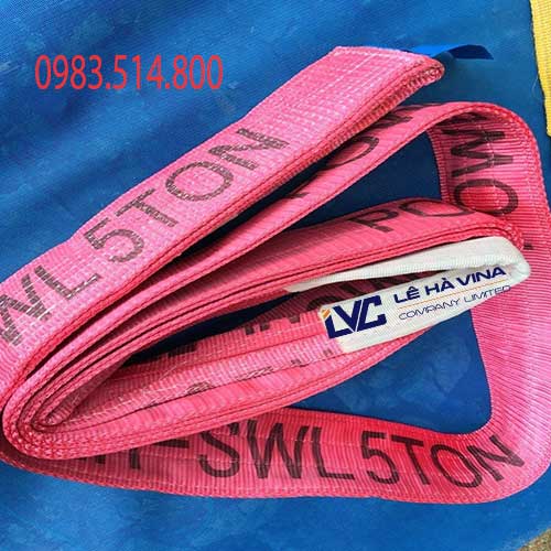 Dây cáp vải cẩu hàng bản dẹp - webbing sling